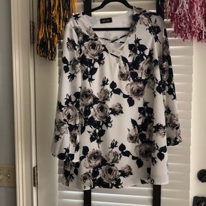 Black and white dress